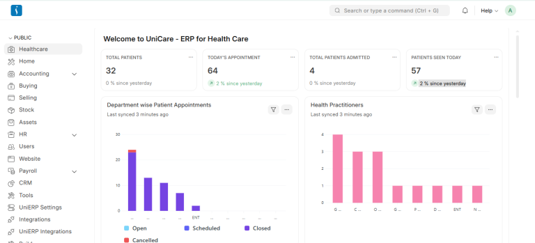 UniCare – Complete Hospital Management System